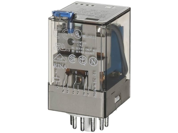 Finder 60.13.8.110.0040 Pistorele 110 V/AC 10 A 3 x kytkin 1 kpl 1 kpl