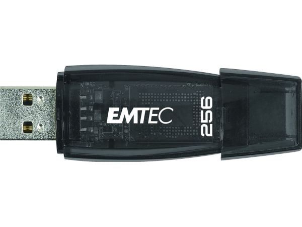 EMTEC Color Mix C410 - USB-flashstasjon - 256 GB - USB 3.0 - svart
