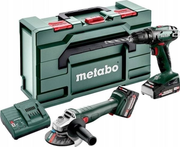 Metabo SET 2.4.3 18 V, Skrupistol, Pistolhåndtak, Sort, Grønn, Rød, 1600 RPM, 450 RPM, 24 Nm