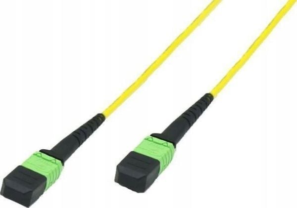 MicroConnect - Nettverkskabel - MTP/APC-enkeltmodus (hunn) til MTP/APC-enkeltmodus (hunn) - 3 m - 3 mm - fiberoptisk - OS1/OS2 - halogenfri - gul