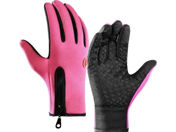 Aptel vinterhansker til smarttelefon BQ19N, M, rosa