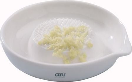 GEFU PURO, Rundt rivjern, Hvit, Keramisk, 97 mm, 105 mm, 20 mm