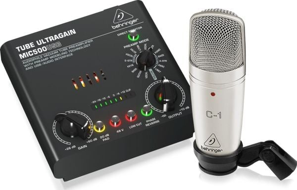 Behringer Voice Studio opptaks- og podkastingsett