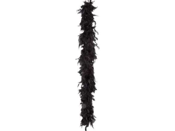 Boland 52705, Naamiaispukuun boa, Aikuinen, Ei sukupuolirajoitusta, Puuvilla, Feather, musta, 80 g