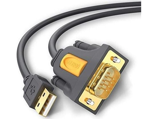 Ugreen USB-A - RS-232 kaapeli 2 m harmaa (20222)