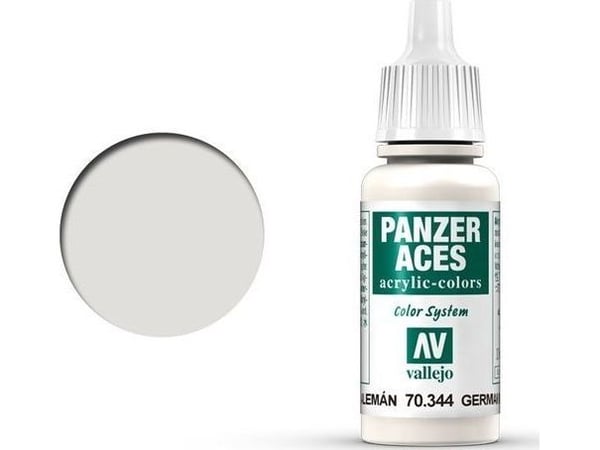 Vallejo 70.344, 17 ml, Hvit, Matte, Flaske