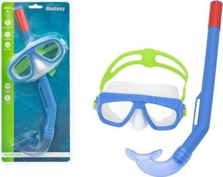 Bestway 24018 / 23, Barn, Halvtäckande cyklop, Snorkling, Polykarbonat, Blandade färger, 3 År