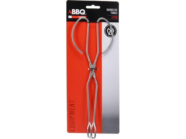 BBQ grilltang 27 cm sølv