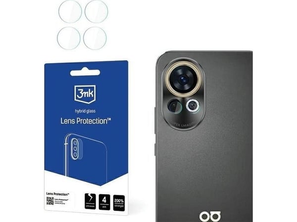 3MK Lens Protect til Huawei Nova 12 Pro/12 Ultra, beskyttelse av kameralinsen, 4 stk