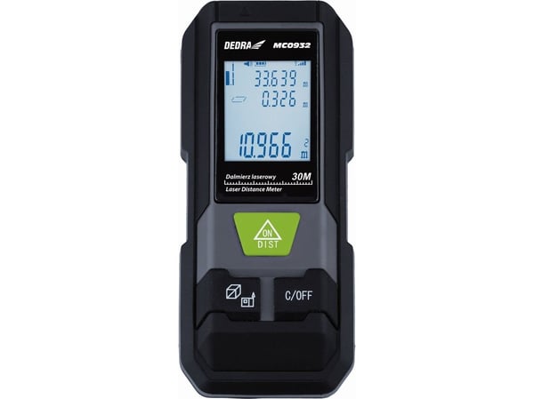 Laseravstandsmåler DEDRA laseravstandsmåler 30 m, mini