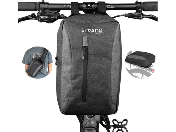 Strado sadelväska/styretväska 3L universell till sparkcykel