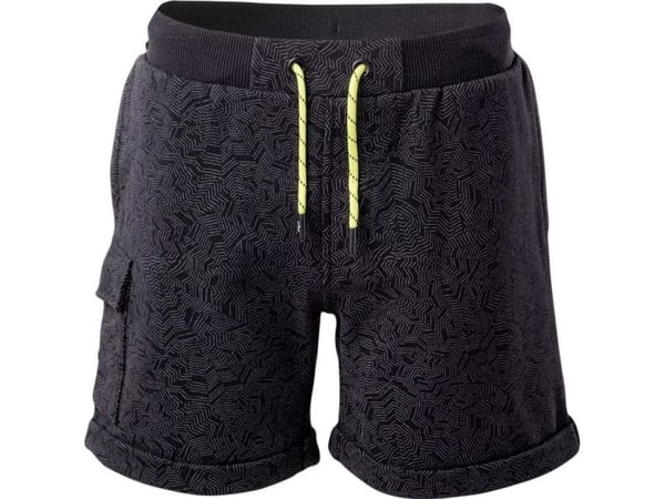 Bejo Barneshorts Bejo GUTT JRB sort/limegrønn str 140