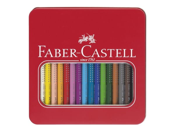 Faber-Castell 110916, Punainen, Metalli, 16 kpl