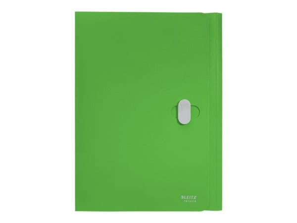 Leitz Recycle - 3-fliksmappe - for A4 (210 x 297 mm) - kapasitet: 150 ark - grønn