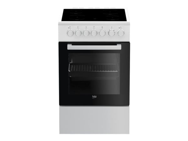 Beko FSM57100GW - Komfyr - frittstående - bredde: 50 cm - dybde: 60 cm - høyde: 85 cm - Klasse A - hvit