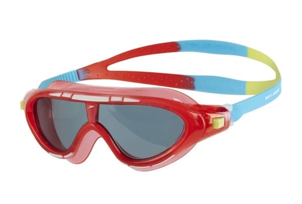 Speedo Biofuse Rift, Unisex, En Størrelse, Rød, Silikon, Grå, Polykarbonat
