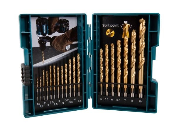 MAKITA ZEST.WIERT.TYTAN HSS-G TIN 19szt.