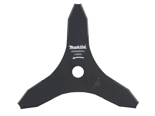 Makita - Brush cutter blade - for thick grass, dry grass - 230 mm - 4 tenner - for Makita DUR368AZ, DUR368LZ, DUR369AZ, UR2300