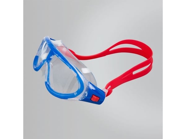 Speedo 801213C811, Unisex, En Størrelse, Blå, Gjennomsiktig, Rød, Junior