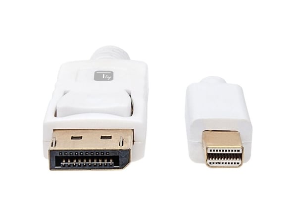Techly ICOC MDP-010T4K, 1 m, DisplayPort, Mini DisplayPort, Hankjønn, Hankjønn, 4096 x 2160 piksler