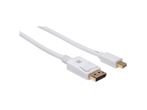 Techly ICOC MDP-010T4K, 1 m, DisplayPort, Mini DisplayPort, Hankjønn, Hankjønn, 4096 x 2160 piksler