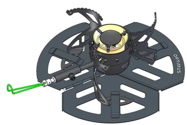 Optimus sammenleggbart Optimus komfyrstativ Universal