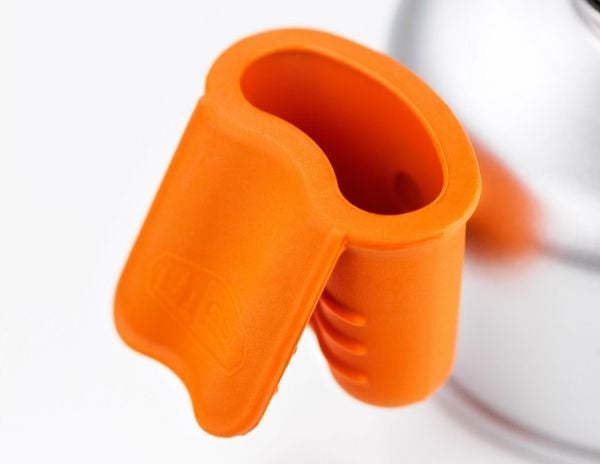 GSI Outdoors 50269, Ställ, Gjuten aluminium, Nylon, Silikon, 0,6 l, Svart, Koppar, Grå, Orange, 173 g, 106,7 mm