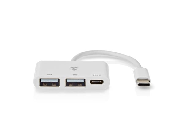 Nedis CCGB64785WT01, USB 2.0 Type-C, USB 2.0, USB Type-C, 5000 Mbit/s, Hvid, akryylinitriilibutadieenistyreeni, polyvinyylikloridi (PVC), tasavirta DC