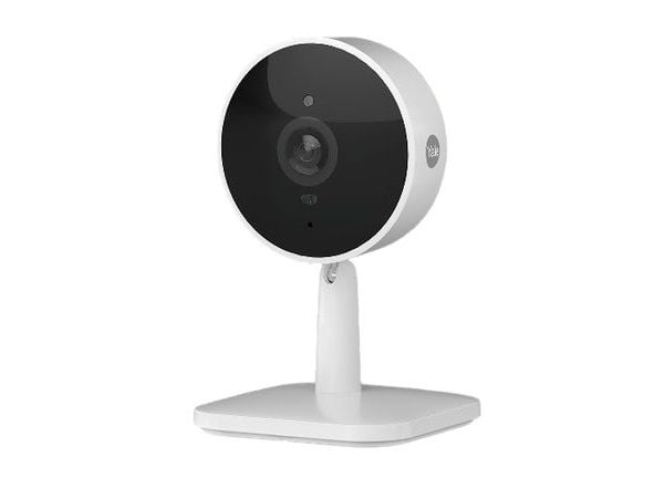 Yale SV-IC-1A-W-EU, IP-sikkerhetskamera, Innendørs, Trådløs, Amazon Alexa & Google Assistant, Bord/Vegg, Hvit