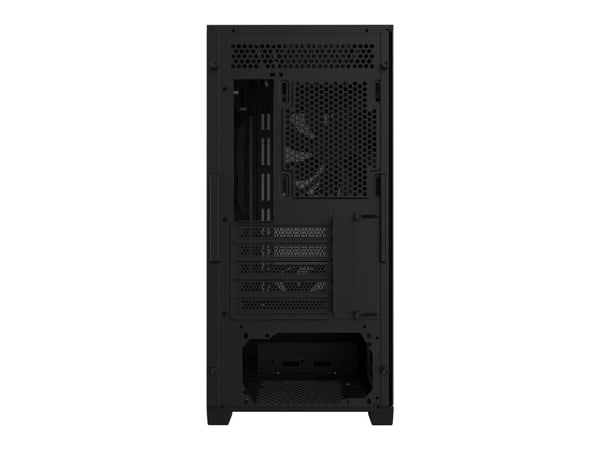 Gigabyte C102 Glass - Mid tower - mini ITX - genomskinlig sidopanel (härdat glas) - ingen strömförsörjning (ATX) - svart - USB/ljud