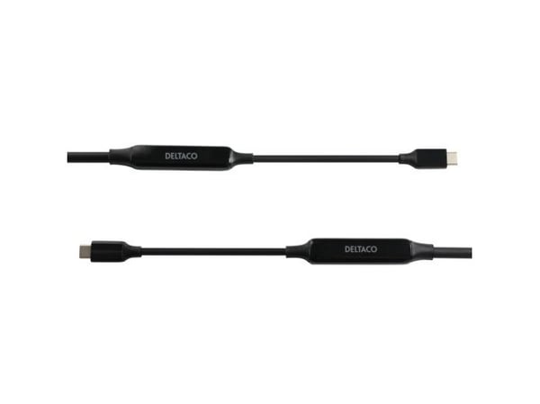 Kabel DELTACO USB-C C-C aktiv, 10Gbps, 3A, 3m / 1902002