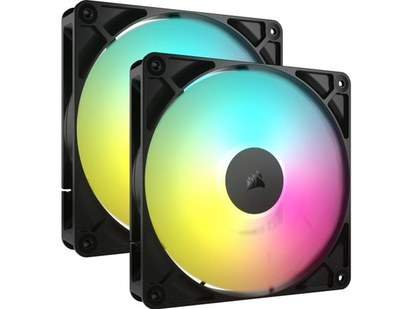 CORSAIR RS140 ARGB - Kabinettvifte - 140 mm - svart (en pakke 2)