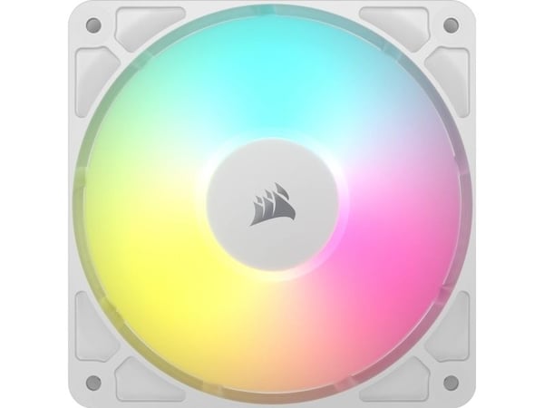 CORSAIR RS120 ARGB - Kabinettvifte - 120 mm - hvit