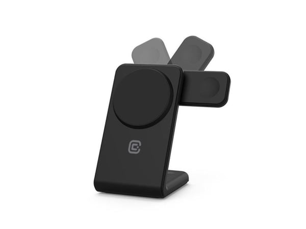 Crong CRG-MSPS-BLK, Innendørs, USB, Trådløs lading, Svart