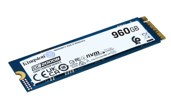 Kingston Data Center DC2000B - SSD - Enterprise - 960 GB - intern - M.2 2280 - PCIe 4.0 x4 (NVMe)
