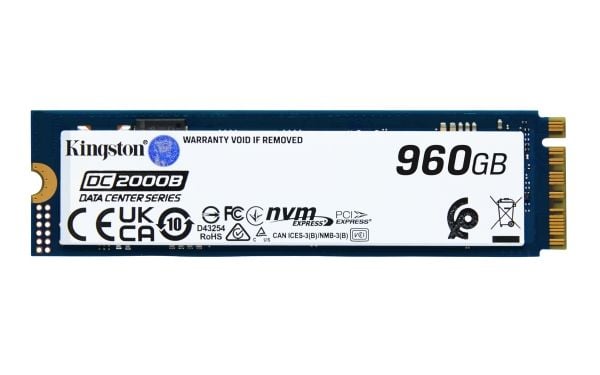 Kingston Data Center DC2000B - SSD - Enterprise - 960 GB - intern - M.2 2280 - PCIe 4.0 x4 (NVMe)