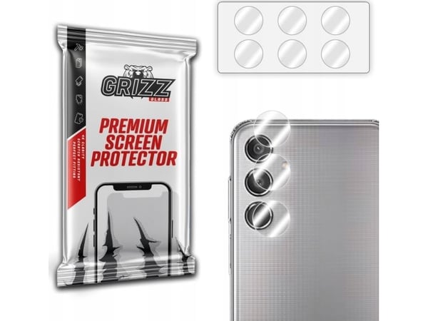 GrizzGlass Szkło med aparat GrizzGlass HybridGlass-kamera til Samsung Galaxy M35