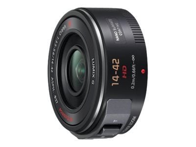 Panasonic Lumix H-PS14042E - Zoom-linse - 14 mm - 42 mm - f/3.5-5.6 G X VARIO PZ - Micro Four Thirds - for Lumix GX7; Lumix G AG-GH4UP, DC-GX880, D...