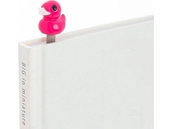 Metalmorphose Rosa duck bokmerke