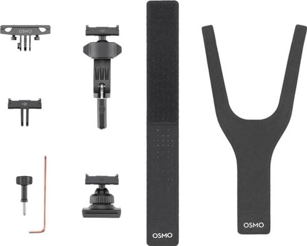 DJI Osmo Action Road Cycling Accessory Kit - Støttesystem - flermontering - sykkelseteskinne, sykkelstyre, på håndleddet - for DJI Osmo Action 3, O...