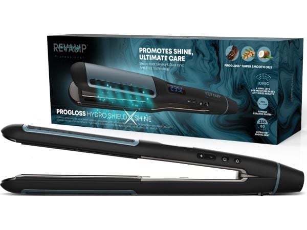 Revamp ST-1800-EU Progloss Hydro Shield Shine keramisk rettetang med smart sensor