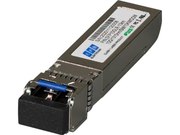 EFB Elektronik SFP10GLR-10KM, Fiber optisk, 10000 Mbit/s, SFP+, LC, 9/125 µm, 10000 m