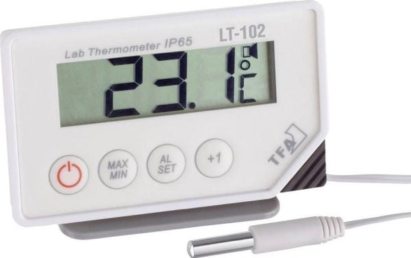 TFA-Dostmann 30.1034, Elektronisk miljøtermometer, Innendørs, Digitalt, Hvit, Plast, -40 - 70 °C