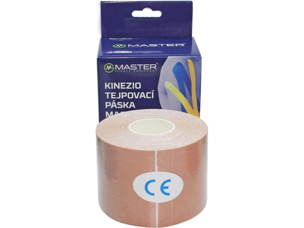 Master kinesiologisk tape MASTER 5 cm x 5 m brun