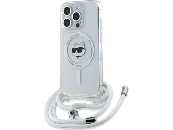 Karl Lagerfeld IML Choupette Head &amp; Cord MagSafe-etui for iPhone 14 Pro - gjennomsiktig