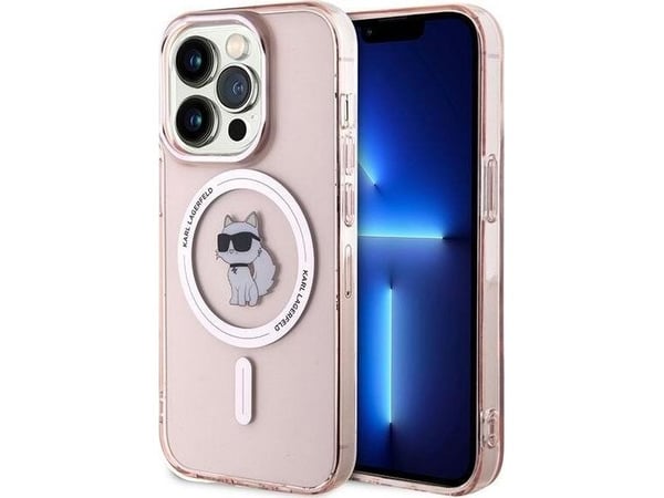 Karl Lagerfeld Karl Lagerfeld KLHMP14XHFCCNOP iPhone 14 Pro Max 6,7" rosa/rosa hardcase IML Choupette MagSafe