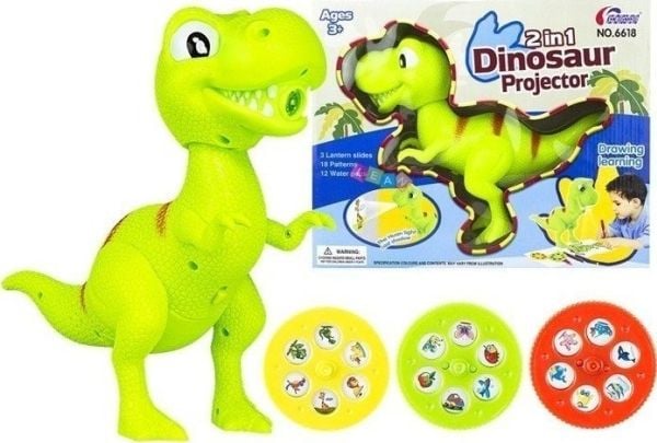 LeanToys projektor til Malowania Dinozaur Rzutnik 2w1