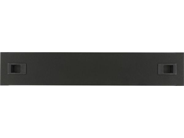 Lanview by Logon - Tomt panel - snap locking - rackmonterbar - svart, RAL 9005 - 2U - 19"