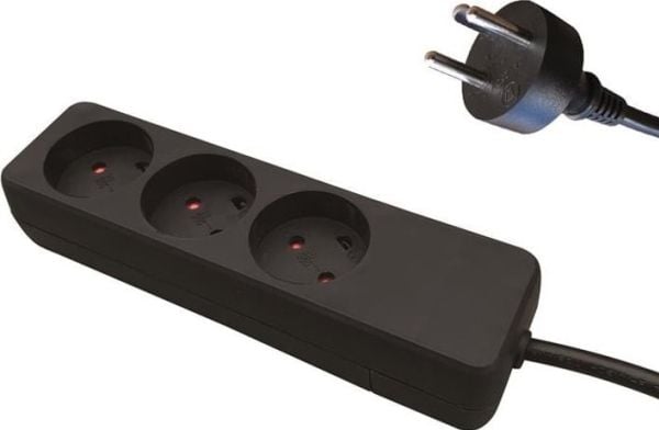 Garbot 24155129-2, 2 m, inomhus, Typ K, Typ K, Plast, Svart