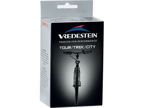 Vredestein Trekking-slange slim VREDESTEIN Tour/Trek/City, 28x1.5/8x1.1/8 - 27x1.3/8 (28/35-622/630), Presta 50mm, 155g (NY)